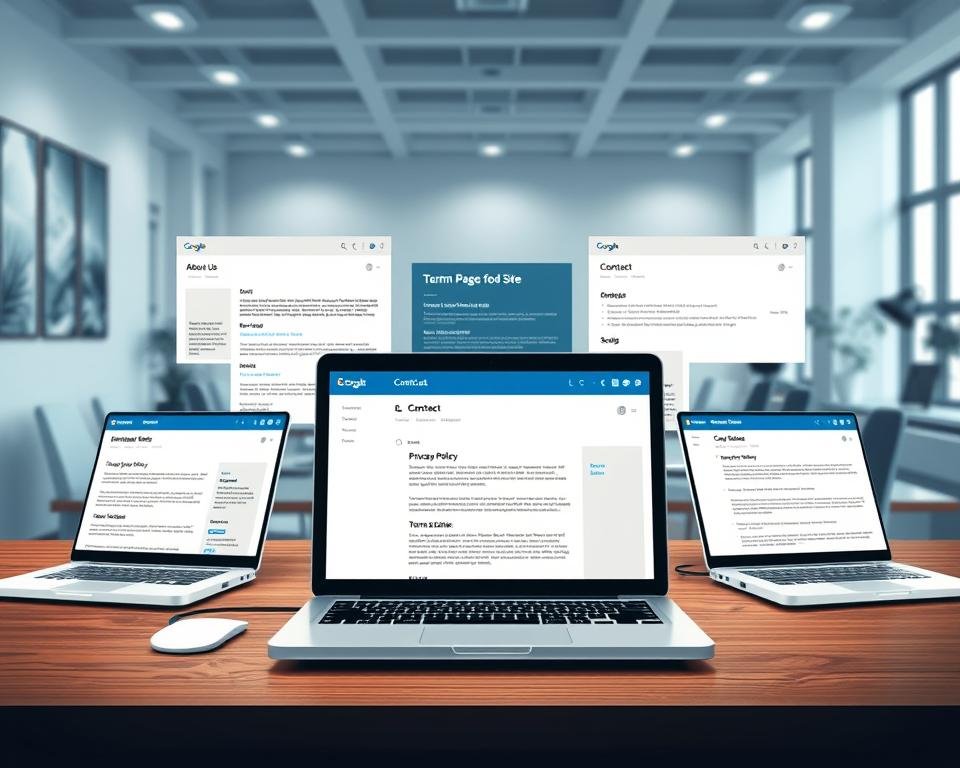 AdSense necessary pages