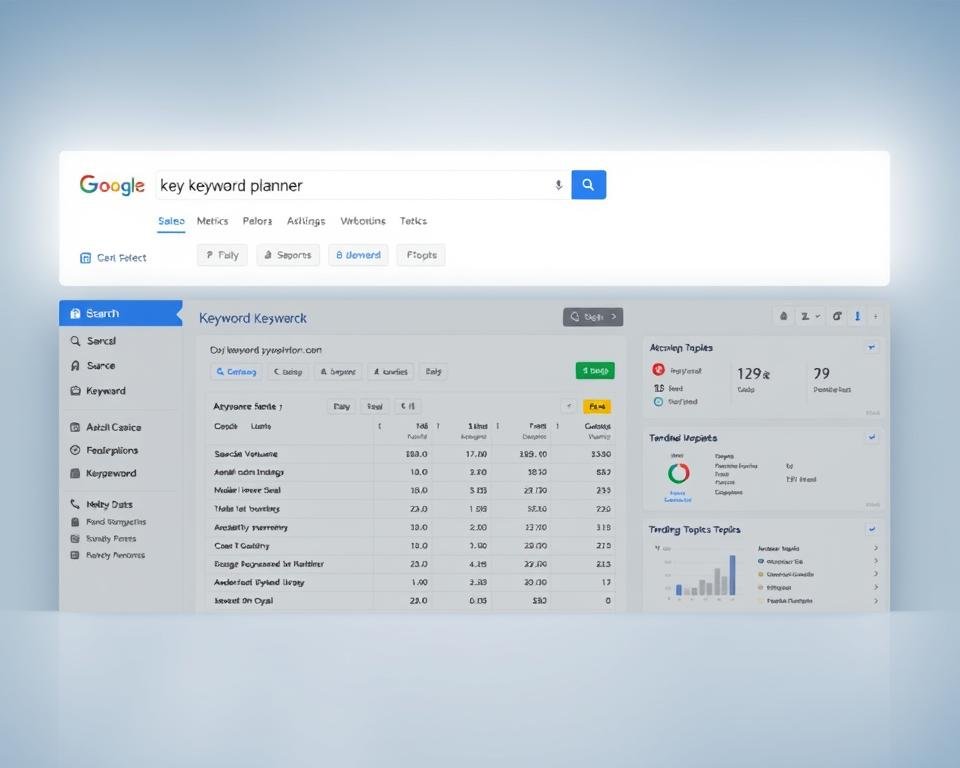 Google Keyword Planner Interface
