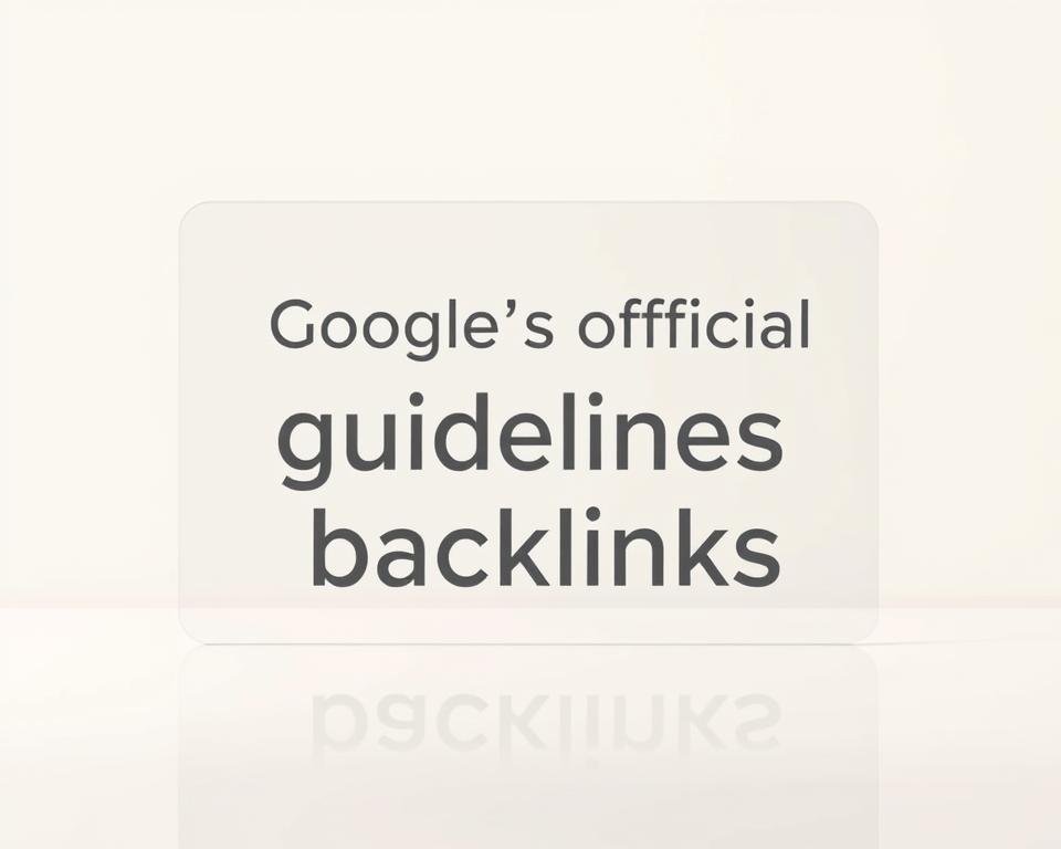 Google's Guidelines on Backlinks
