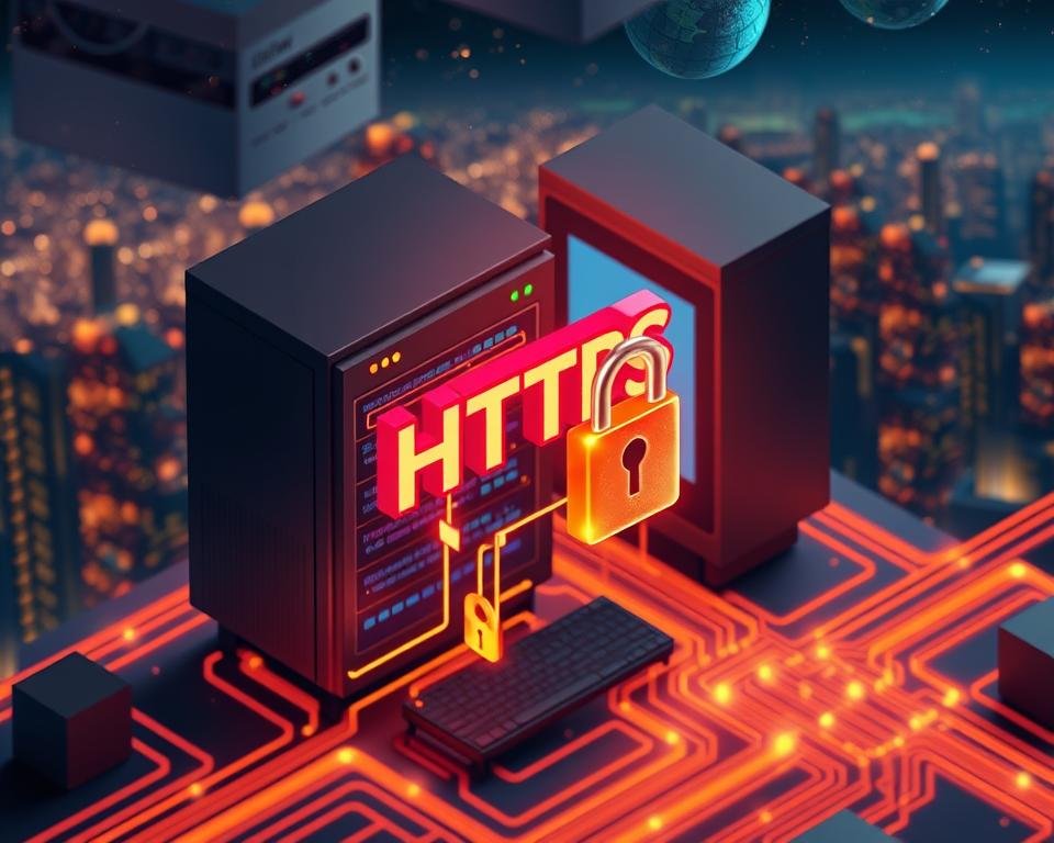 HTTPS encryption process