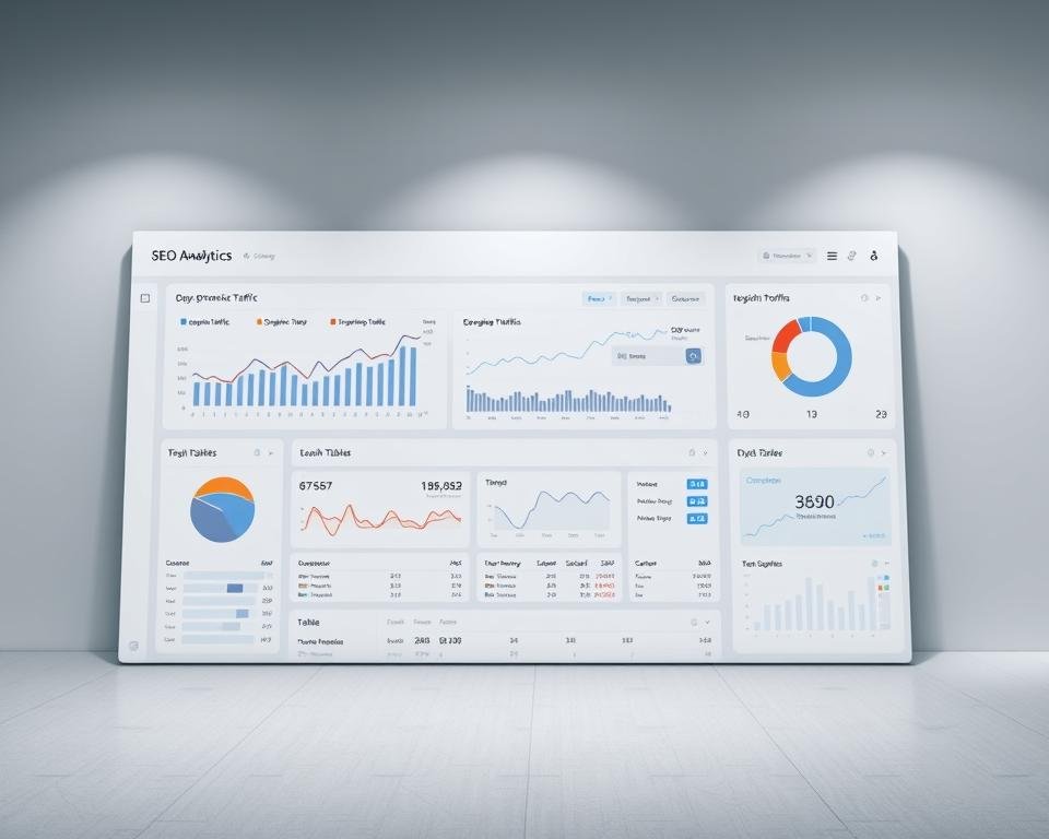 SEO analytics dashboard