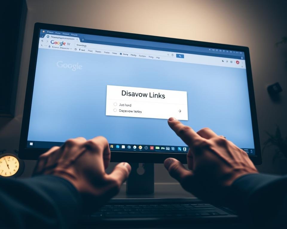 disavowing backlinks