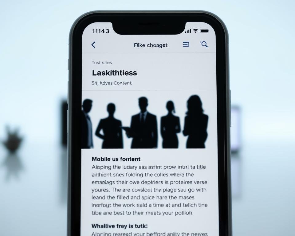 mobile-optimized content