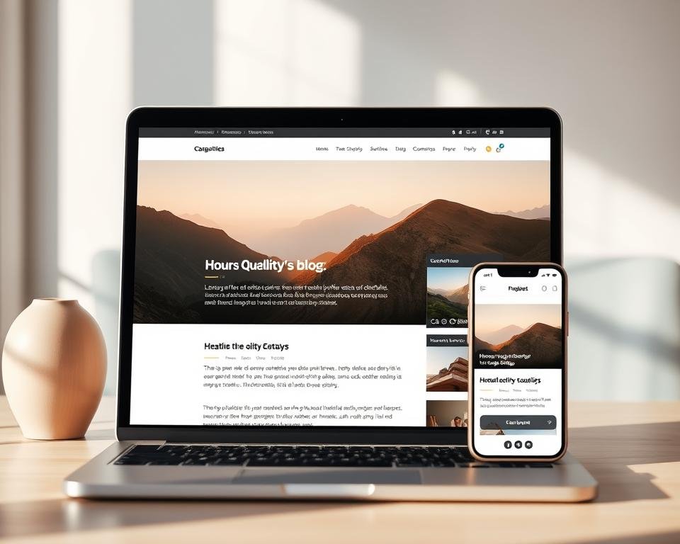 responsive blog design